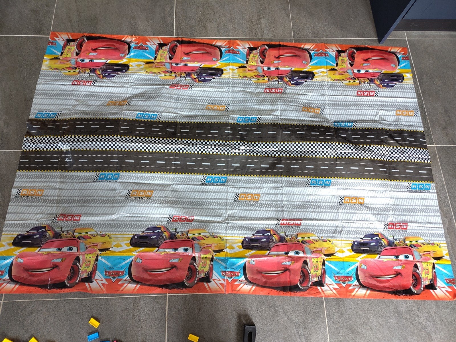 Cars tafelkleed plastic, 180 cm, Ophalen of Verzenden, 120 cm, Rechthoek