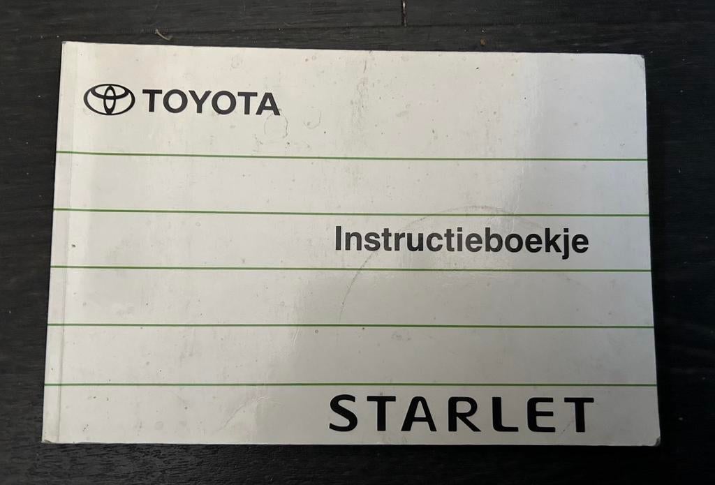 Toyota Starlet Instructieboekje, Ophalen of Verzenden