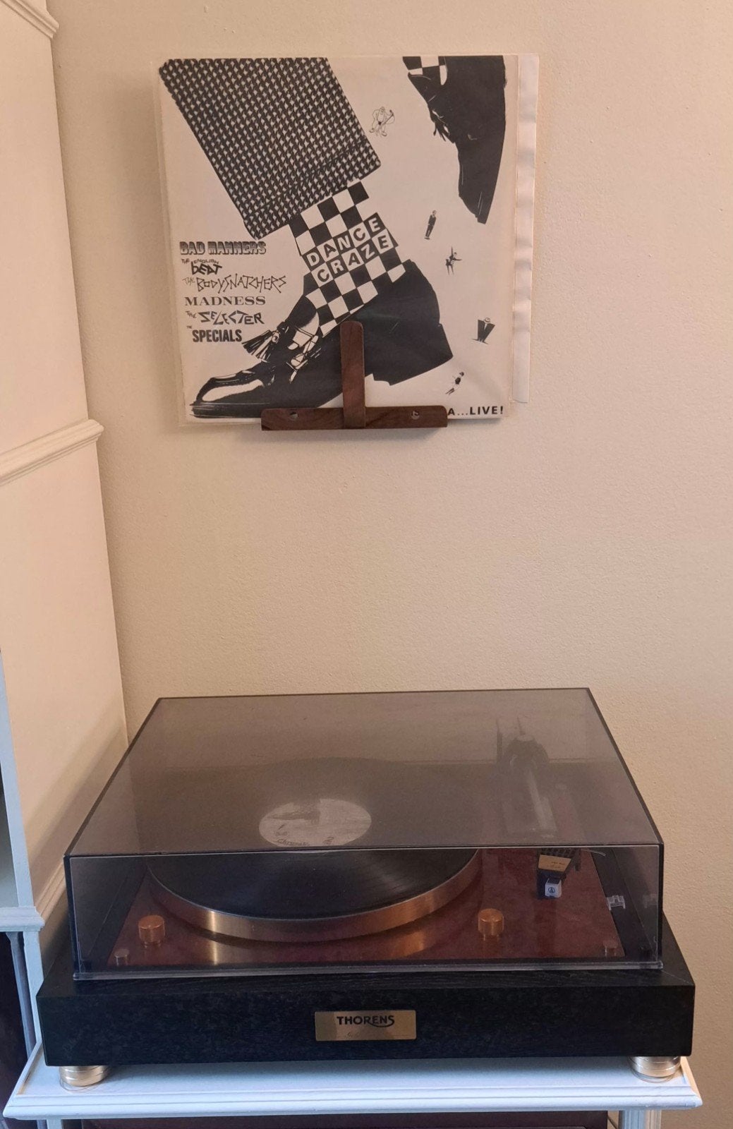 Thorens TD 166 Gold Edition, Ophalen of Verzenden, Zo goed als nieuw, Platenspeler, Thorens