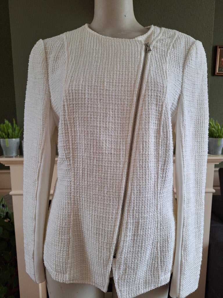 Gerry Weber prachtig wit jasje blazer 40 M in topstaat, Maat 38/40 (M), Verzenden, Wit, Zo goed als nieuw