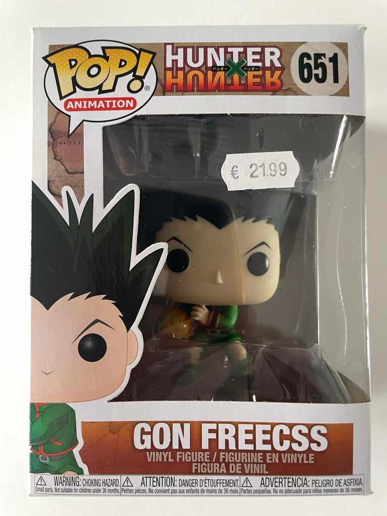 Funko Pop! Hunter x Hunter Gon Freecss #651, Ophalen of Verzenden, Zo goed als nieuw