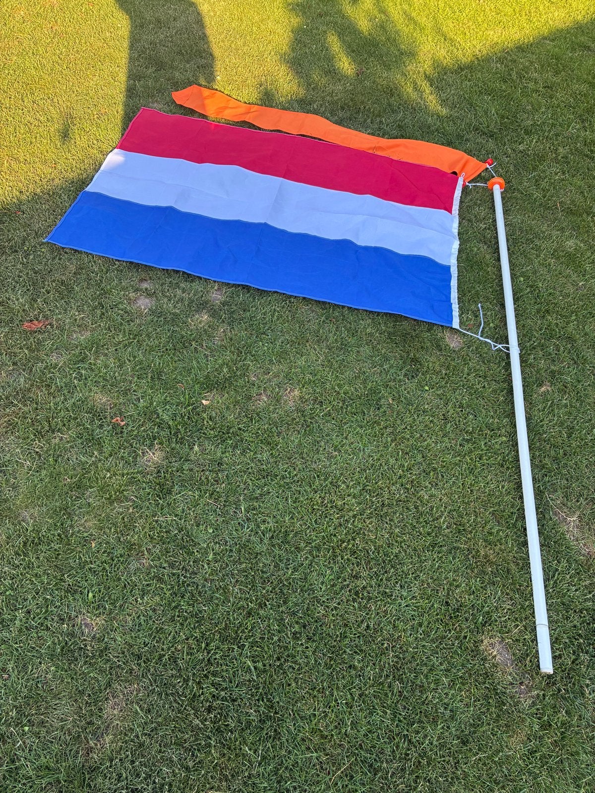 Vlaggenstok, vlag en wimpel, Diversen, Vlaggen en Wimpels, Ophalen, Zo goed als nieuw