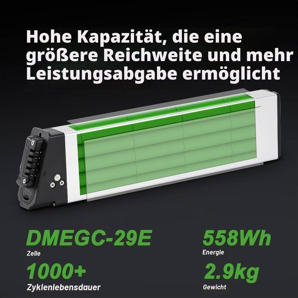 YOSE POWER E-bike Accu 36V 15.6Ah DCH006, Ophalen of Verzenden, Nieuw, 16 tot 18 inch, Overige merken