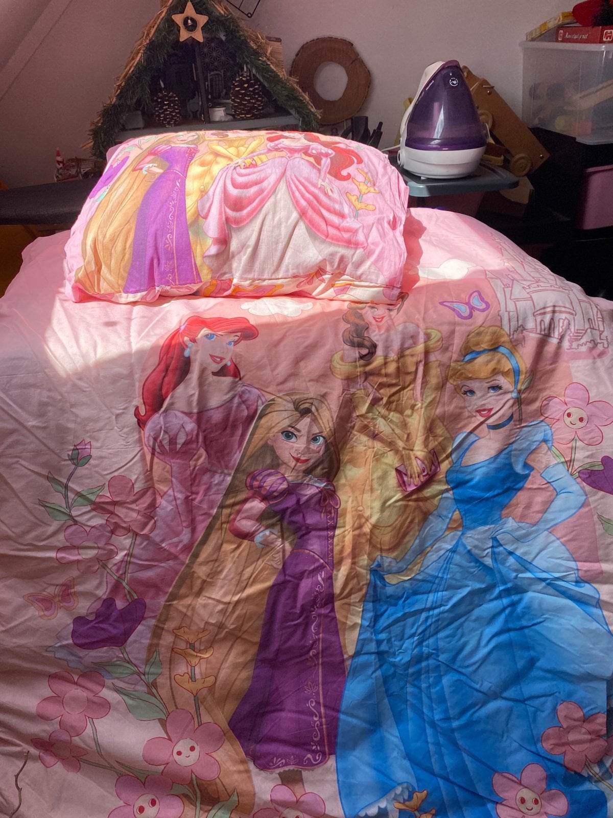 nieuw dekbed met overtrek kussen en hoeslaken, Jongetje of Meisje, Wit, Dekbedovertrek, Nieuw