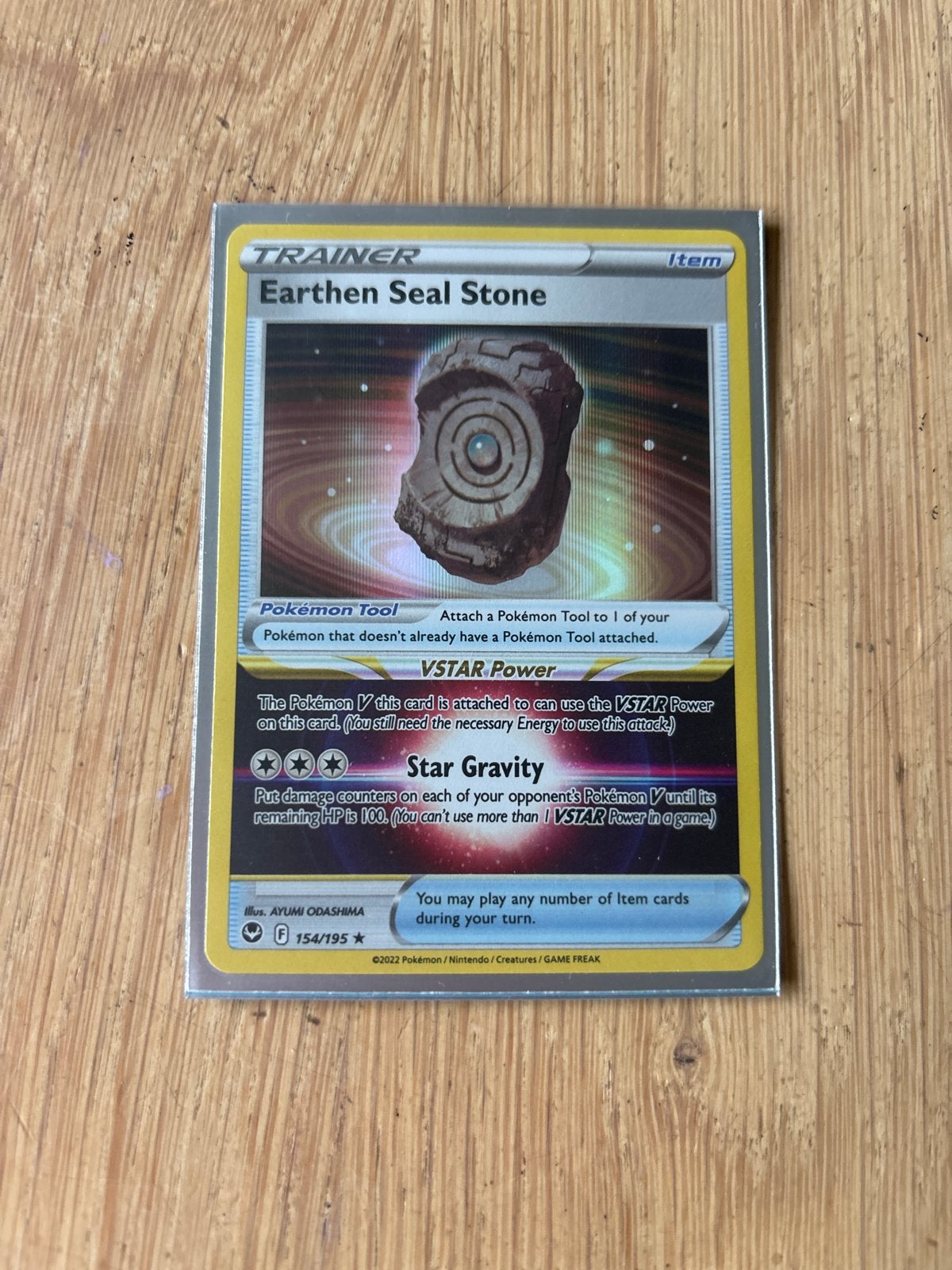 Earthen Seal Stone Trainer Kaart - Pokémon TCG, Ophalen of Verzenden, Nieuw, Losse kaart