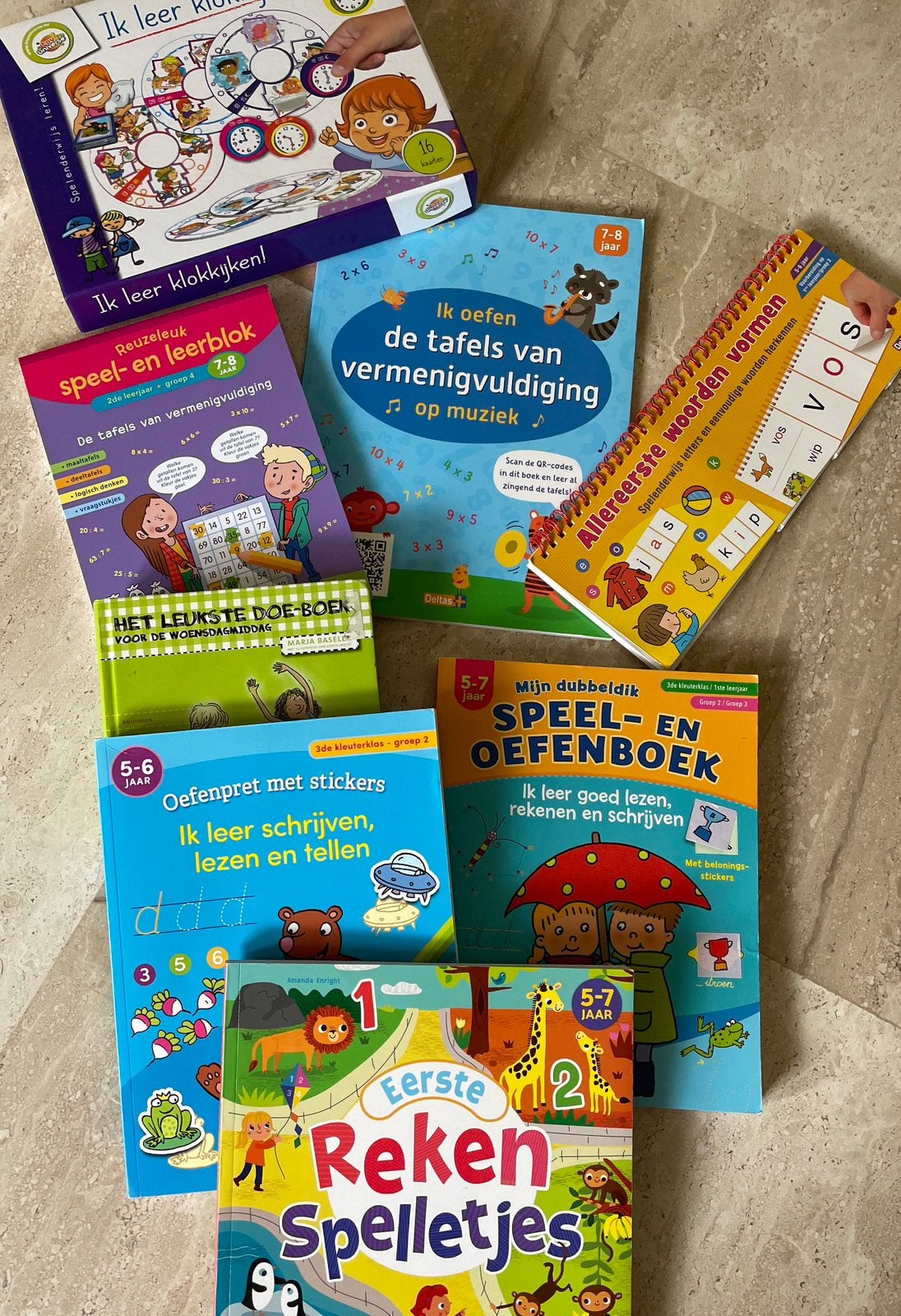 Oefenboekjes - Rekenen, Schrijven, klokkijken, Ophalen, Nieuw, Rekenen