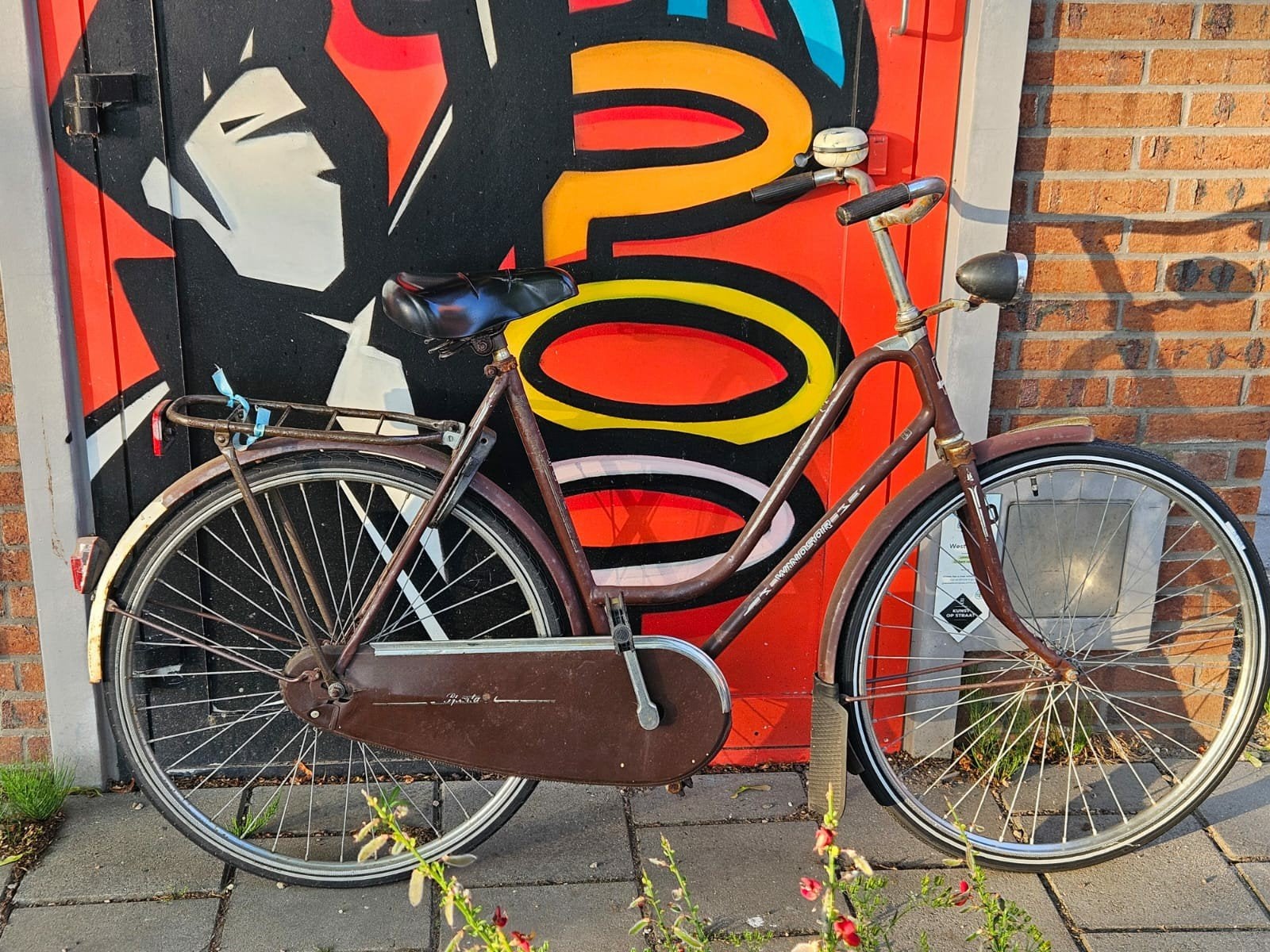 Studentenfiets Bruin, Ophalen