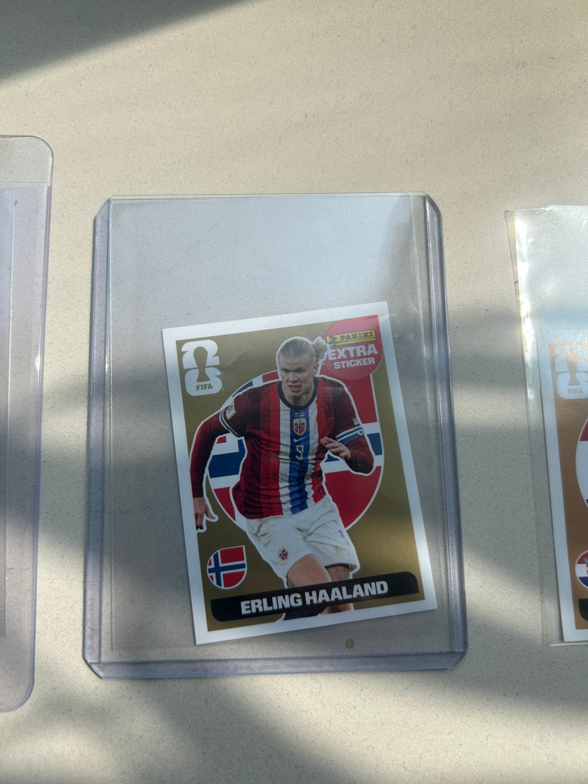 Extra sticker gold Haaland, Ophalen of Verzenden, Nieuw
