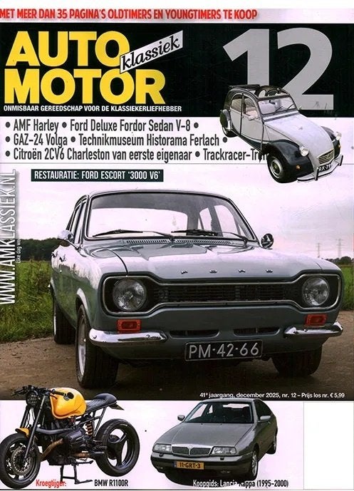 AMK 12 2025 : Ford Escort MK1 - Citroen 2CV6 - Lancia Kappa, Ophalen of Verzenden, Gelezen, Algemeen