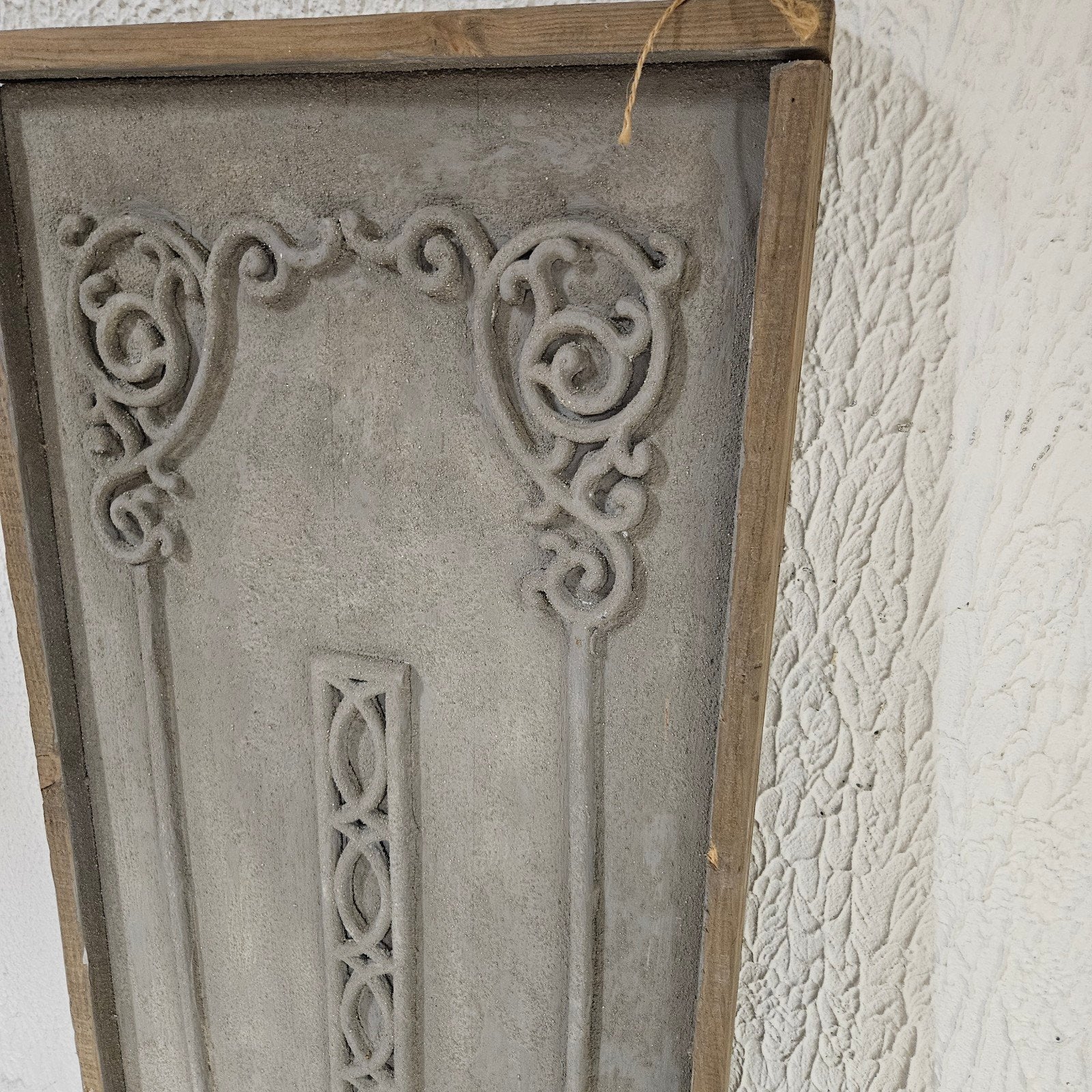 Stoer en sober wandpaneel - Unieke wanddecoratie, Gebruikt, Industrieel, Hout, Ophalen of Verzenden