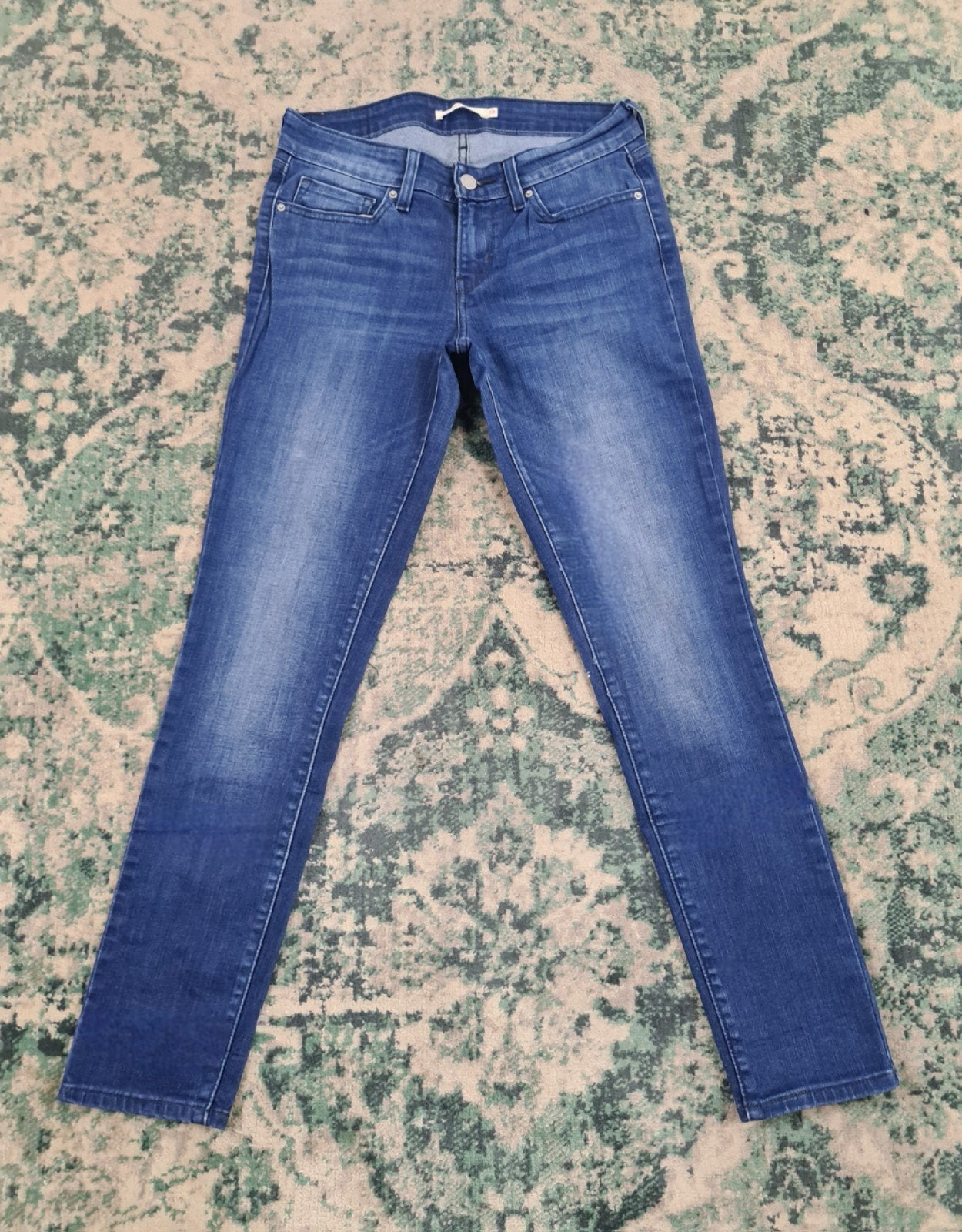 Levi’s 711 skinny W28 L30 Dames Tulsi2830 Blauw Mid-rise, Kleding | Dames, Blauw, Ophalen of Verzenden, Zo goed als nieuw, W28 - W29 (confectie 36)