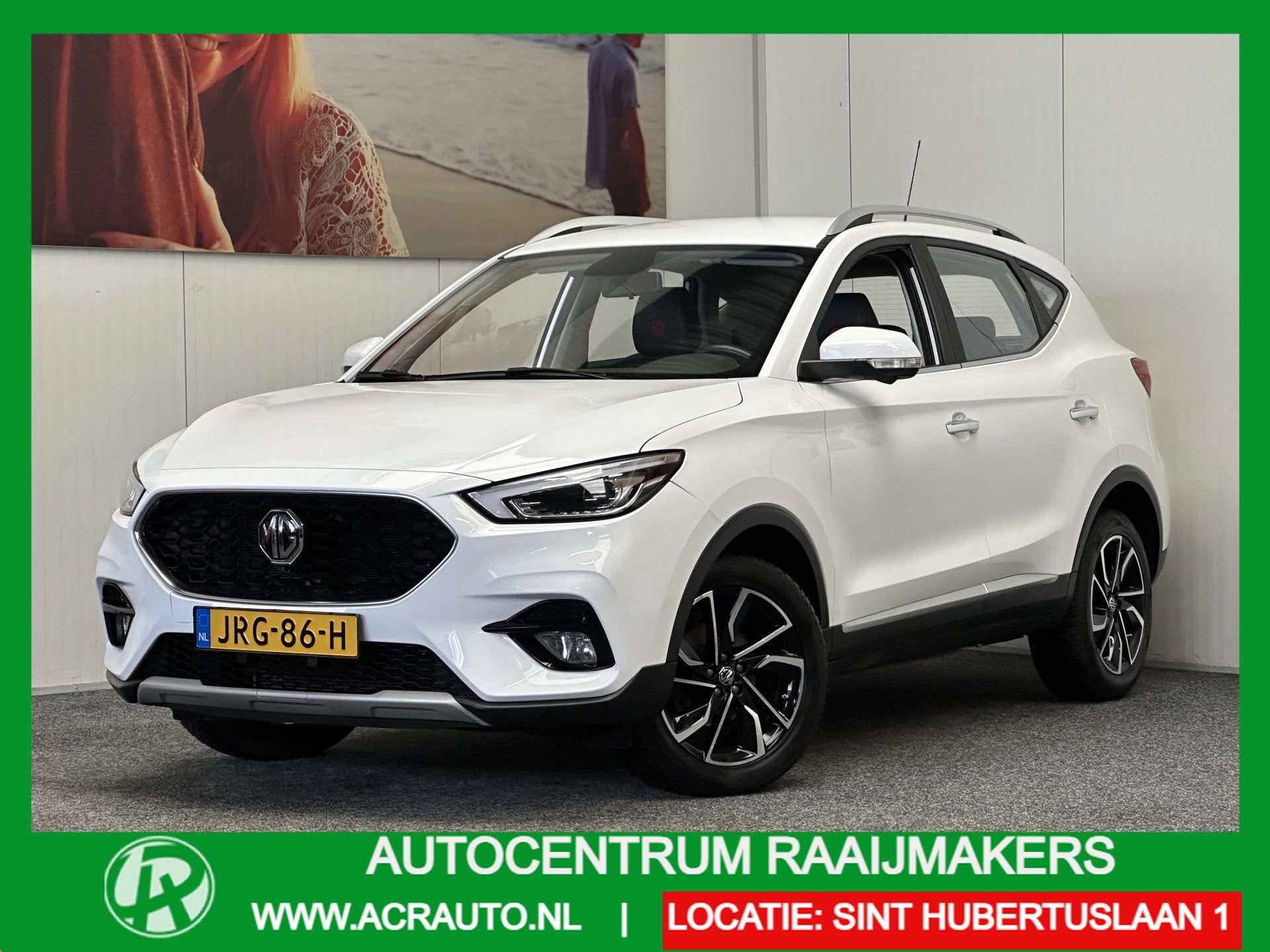 MG ZS 1.5 106 PK LEDER CRUISE CONTROL NAVIGATIE 360 CAMERA A, Auto's, MG, Voorwielaandrijving, Zwart, ZS, Wit