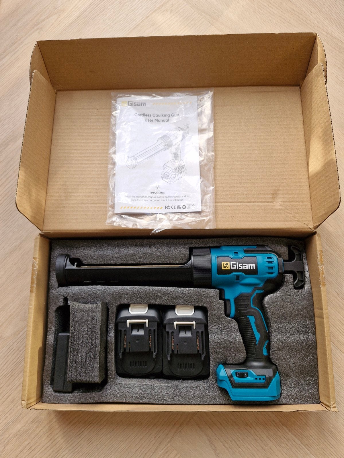 Gisam Accu Kitpistool - Nieuw in originele verpakking, Ophalen of Verzenden, Nieuw