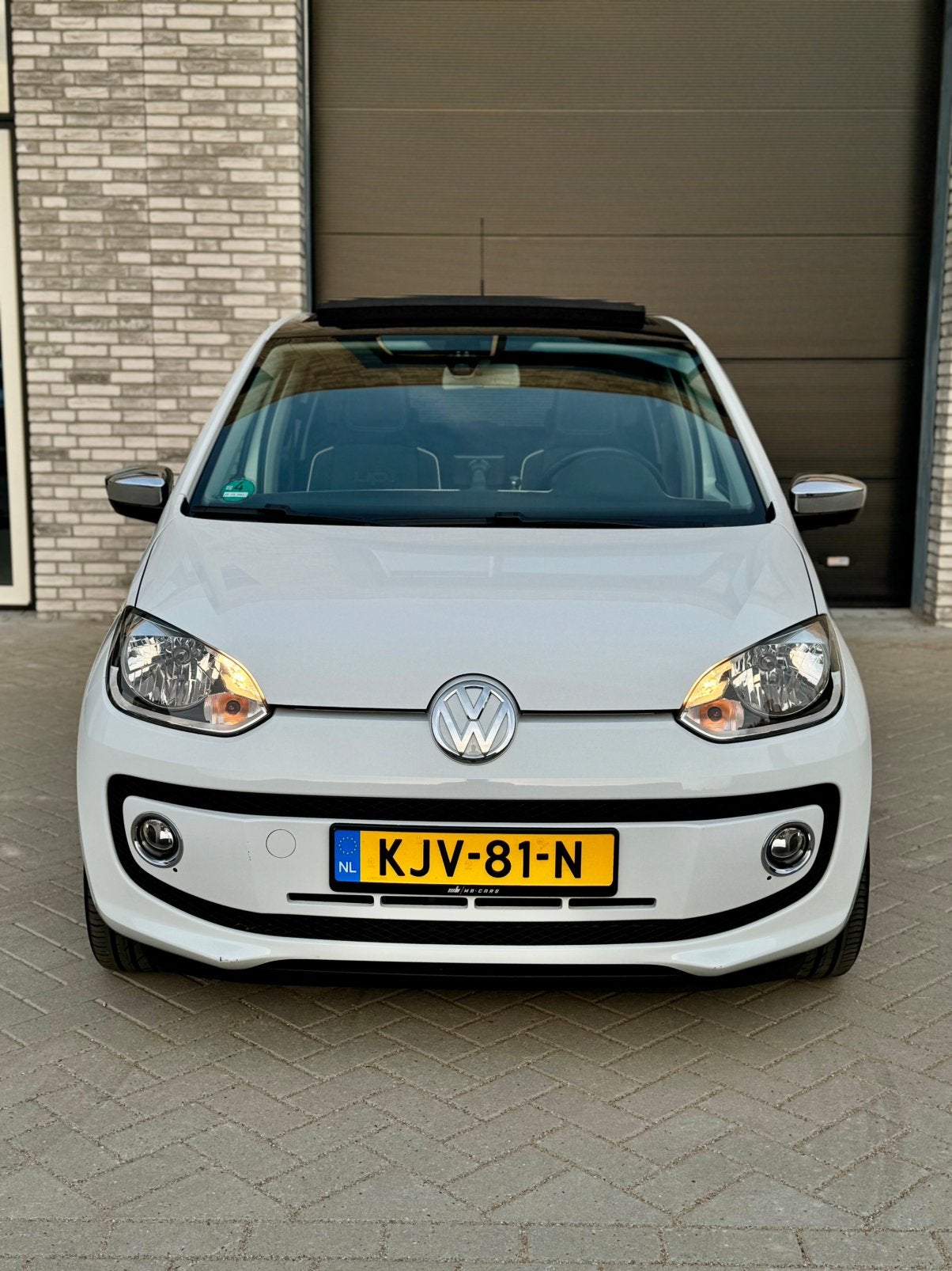 Volkswagen Up! 1.0 White 2013 Pano Leer Vol Opties!, Auto's, Volkswagen, Voorwielaandrijving, Wit, Leder, Bedrijf