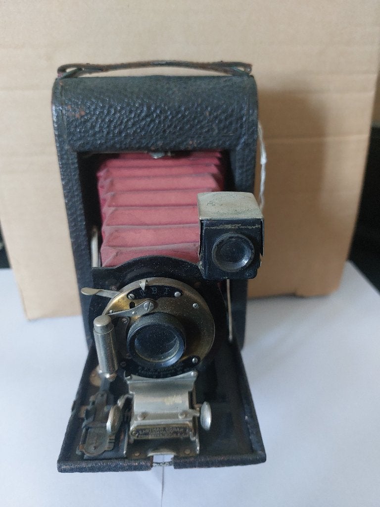 Antieke Kodak No. 3A Folding Model C5 Pocket camera (31), Ophalen of Verzenden, Voor 1940, Fototoestel