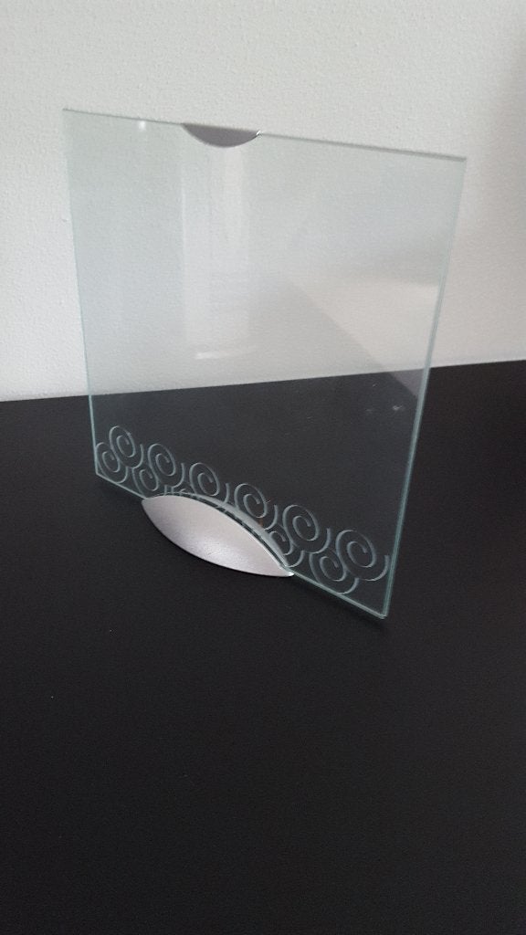 luxe fotolijst - glasplaatjes in metalen houder, Ophalen of Verzenden, Nieuw, Glas