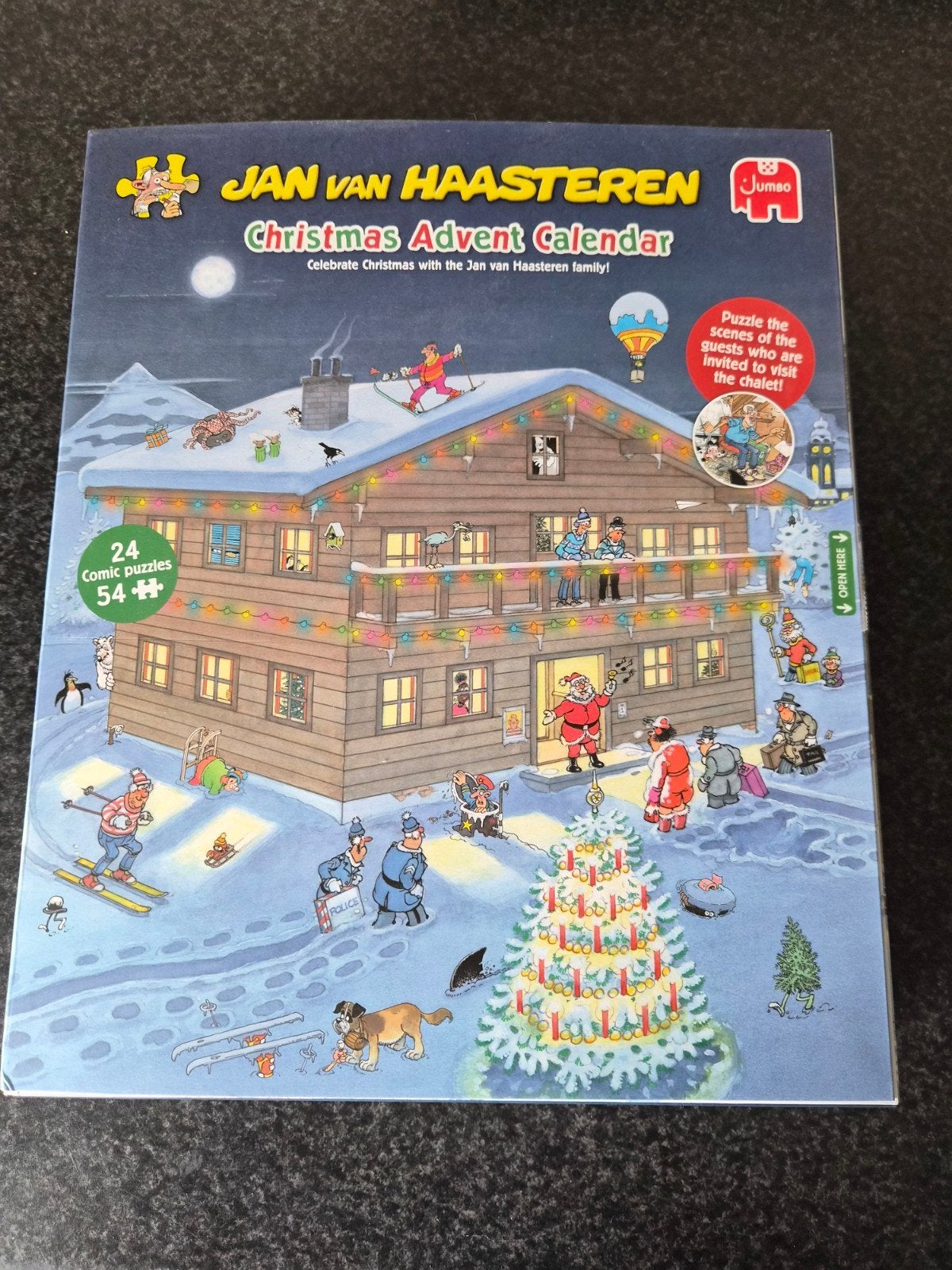 Advent kalender Van Haasteren, Ophalen of Verzenden, 500 t/m 1500 stukjes, Zo goed als nieuw, Legpuzzel