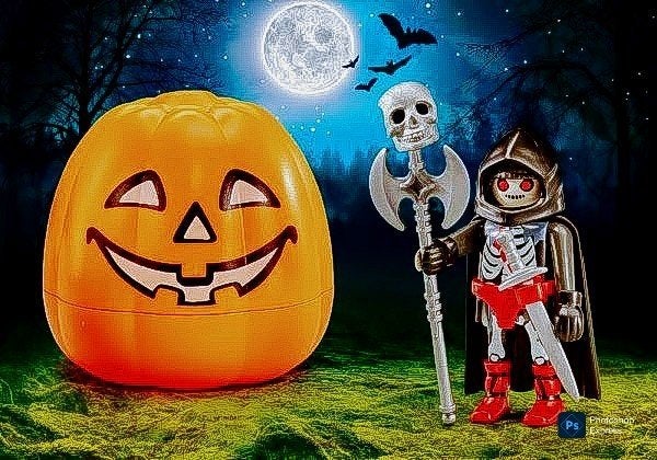 Halloween Spook 9896, Ophalen of Verzenden, Zo goed als nieuw, Complete set