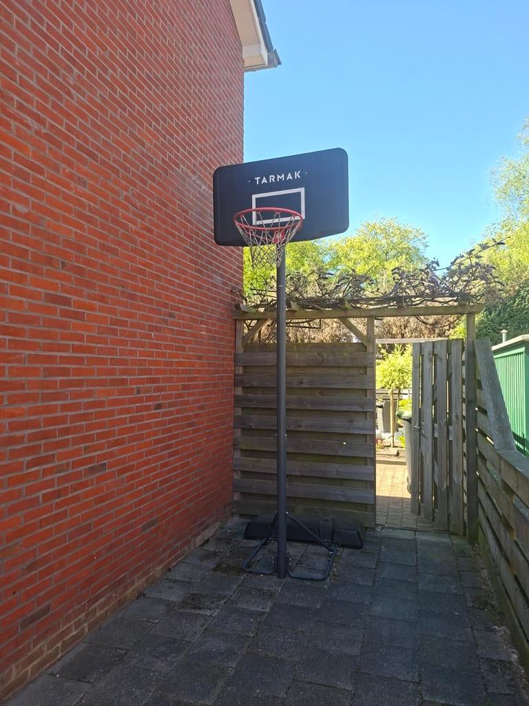 Basketbal paal, Ophalen, Gebruikt, Ring, Bord of Paal