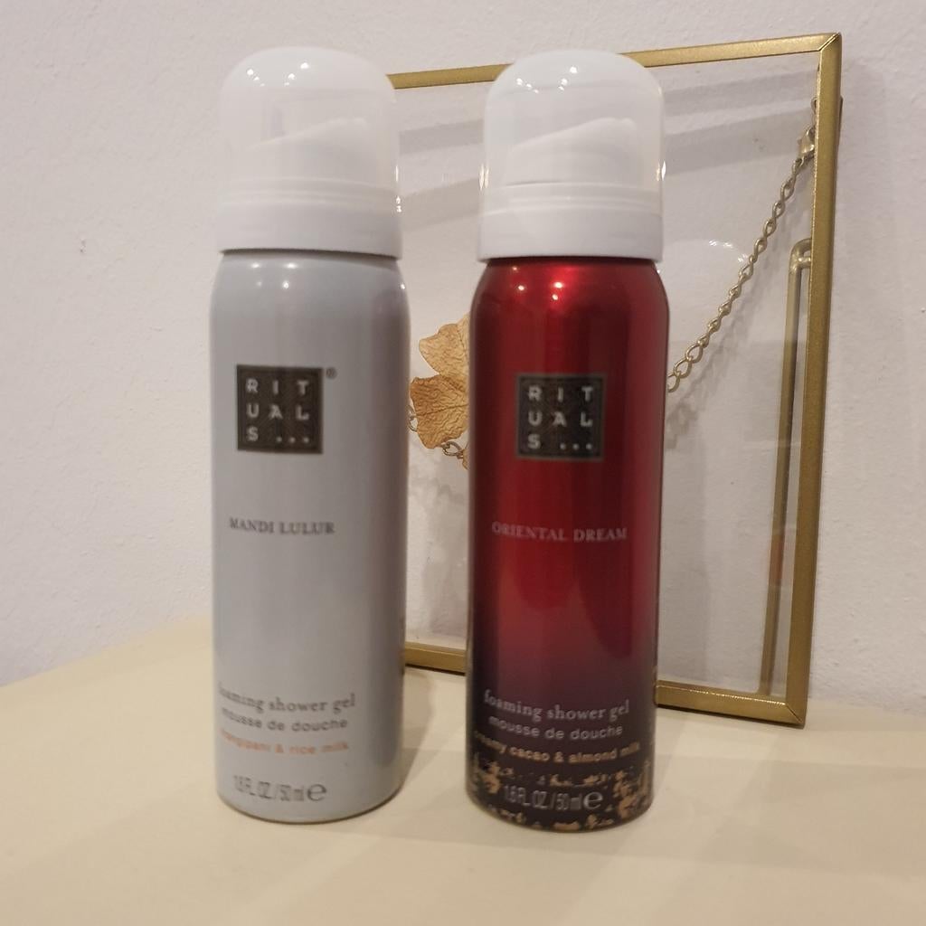 Rituals foaming shower gel Mandi Lulur en Oriental Dream, Ophalen of Verzenden, Nieuw, Bad & Douche