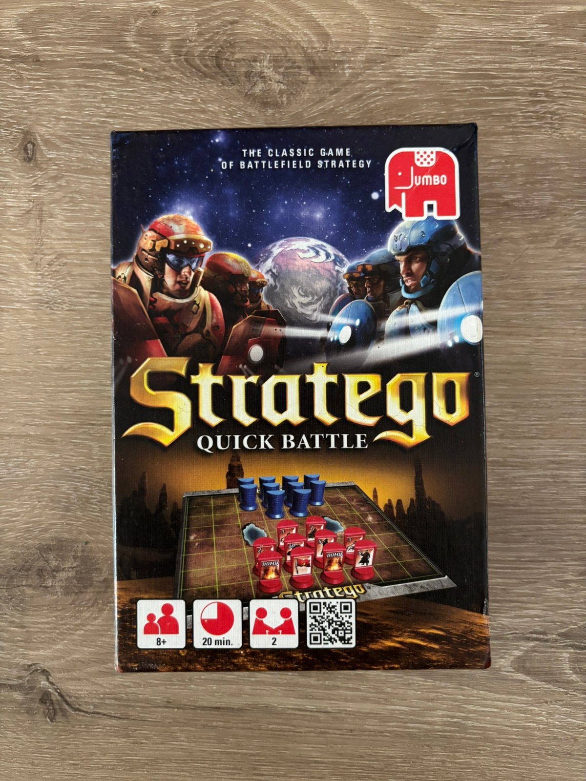 Stratego quick battle bordspel, Een of twee spelers, Ophalen of Verzenden, Zo goed als nieuw