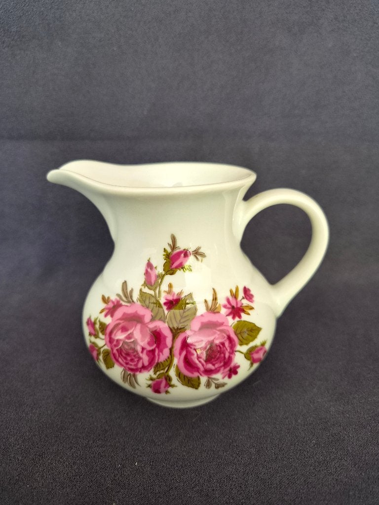 Kannetje met bloemmotief - Wunsiedel Bavaria Porcelaine, Antiek en Kunst, Ophalen of Verzenden