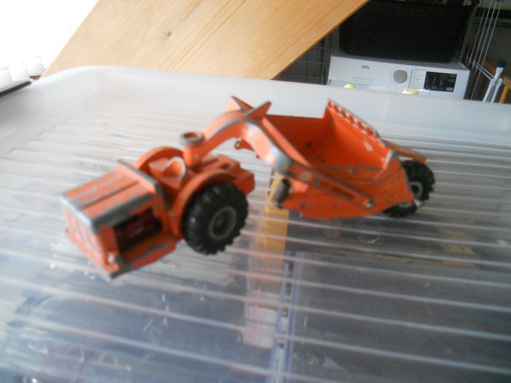 Vijf voertuigen voor (wegen)bouw, Hobby en Vrije tijd, Modelauto's | 1:43, Ophalen of Verzenden, Gebruikt, Tractor of Landbouw