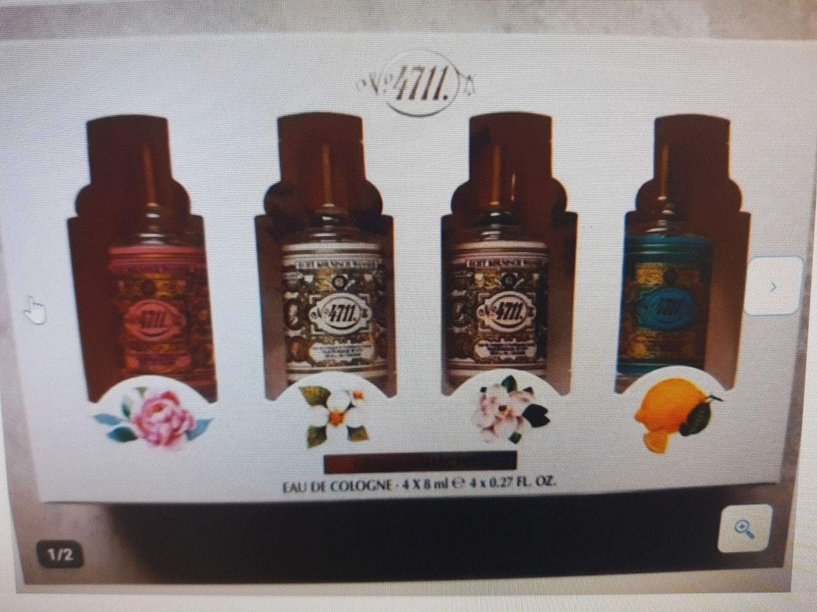 Parfum miniaturen 4711 vier stuks nieuw, Verzamelen, Parfumverzamelingen, Ophalen of Verzenden, Nieuw, Miniatuur, Gevuld
