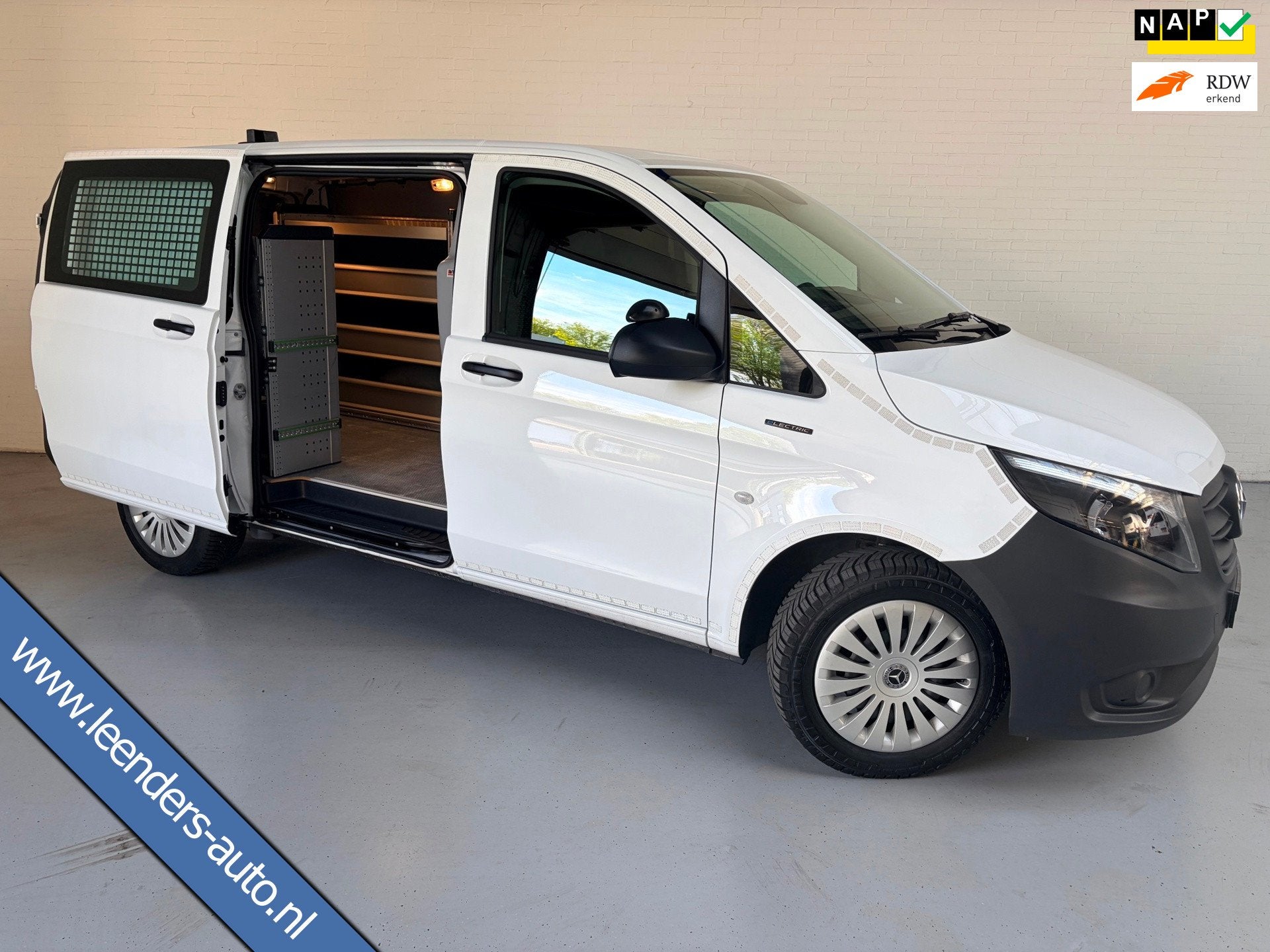 Mercedes-Benz EVito Elektrisch Servicewagen Automaat Lang 66, Auto's, Dealer onderhouden, Stof, Gebruikt, Met garantie (alle)