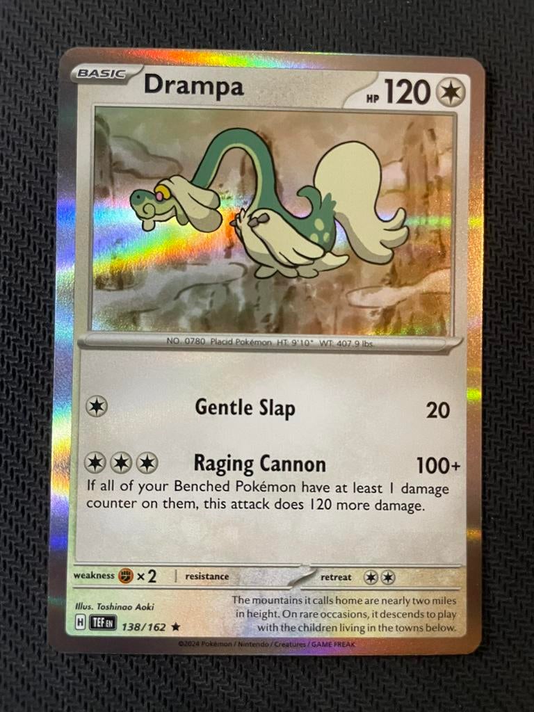 Drampa 138/162 Rare Holo Temporal Forces Packfresh, Ophalen of Verzenden, Zo goed als nieuw