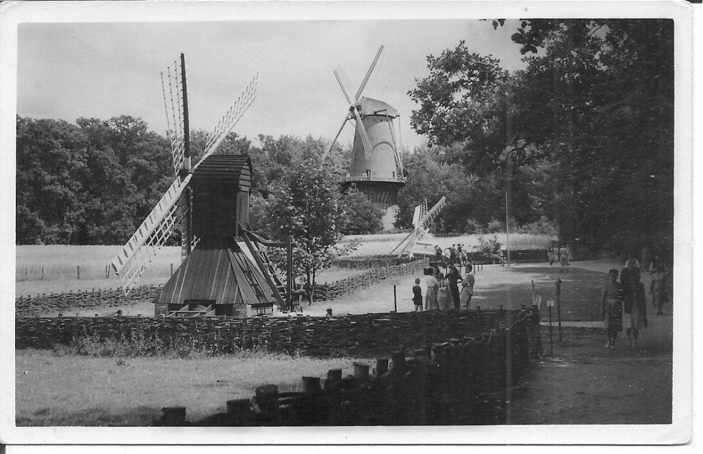 Oude ansichtkaart Nederlands Openluchtmuseum Arnhem, Ophalen of Verzenden, 1960 tot 1980, Ongelopen, Gelderland