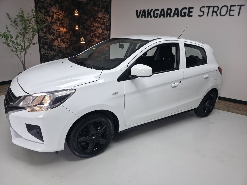 Mitsubishi Space Star 1.2 Connect+ | apple/android | LMV | 1, Auto's, Voorwielaandrijving, Dealer onderhouden, Stof, Gebruikt