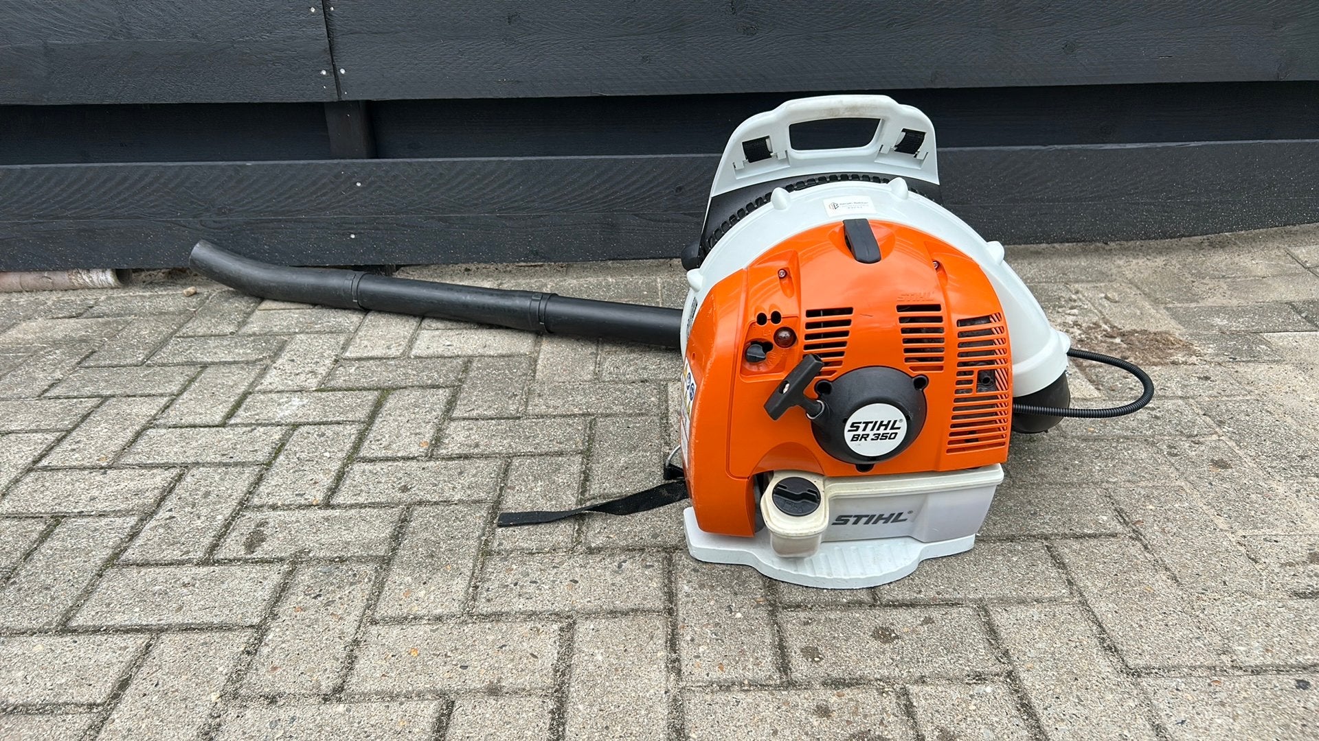 Stihl br 350 bladblazer blazer, Tuin en Terras, Bladblazers, Ophalen, Zo goed als nieuw, Benzine, Ruggedragen