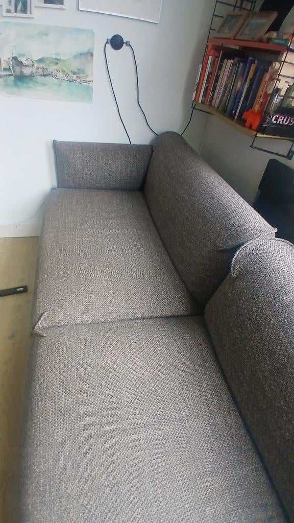 IKEA APPLARYD 3-zitsbank Lejde grijs/zwart, Ophalen of Verzenden, Zo goed als nieuw, 75 tot 100 cm