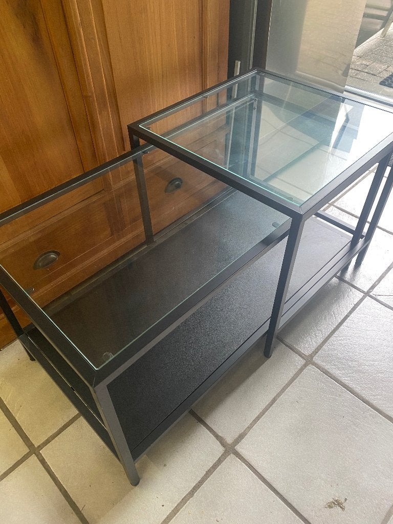 Salontafel, Huis en Inrichting, Tafels | Salontafels, Ophalen, Gebruikt, 100 tot 150 cm, 50 tot 100 cm