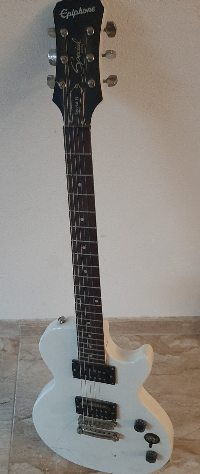 Epiphone Special II elektrische gitaar - Wit, Muziek en Instrumenten, Ophalen of Verzenden, Gebruikt, Solid body, Epiphone