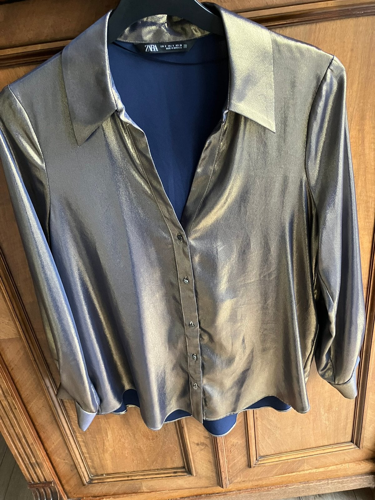 Zara party blouse maat S, Ophalen of Verzenden, Zo goed als nieuw, Maat 38/40 (M), Overige kleuren