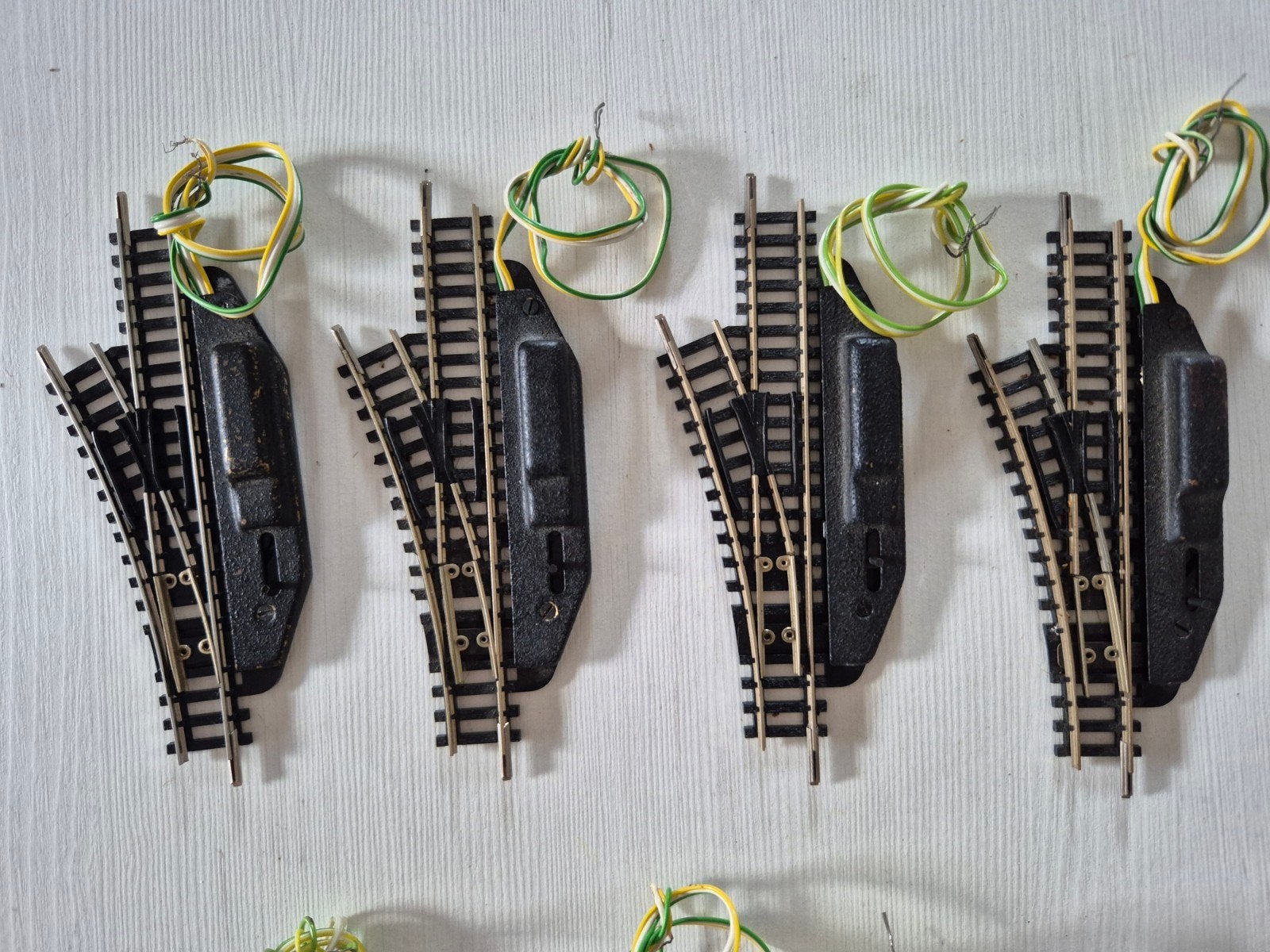 7 Minitrix elektrische wissels 4961/4963, Hobby en Vrije tijd, Modeltreinen | N-Spoor, Gebruikt, Gelijkstroom, Trix, Rails