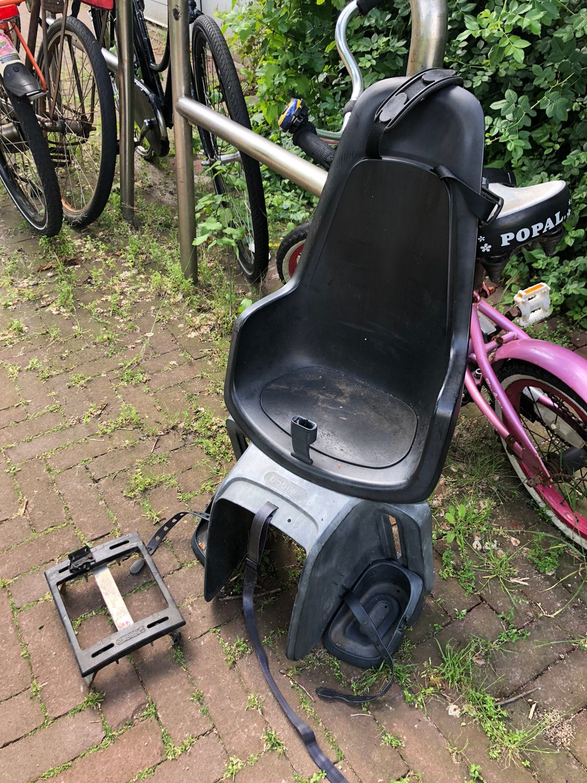 Bobike fieststoeltje, Fietsen en Brommers, Fietsaccessoires | Fietsstoeltjes, Ophalen, Gebruikt