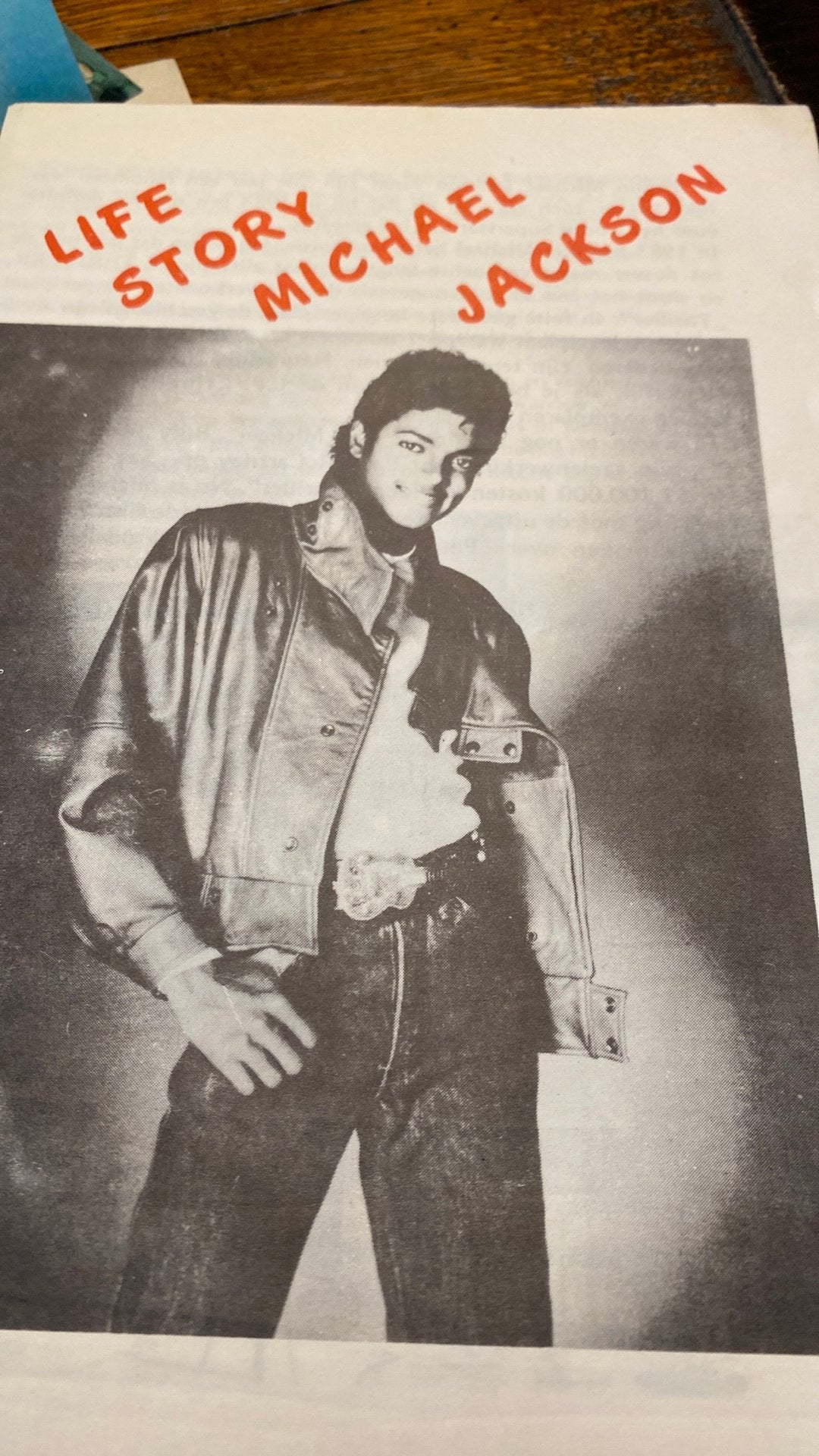Artikel Michael Jackson, Verzenden, 1980 tot heden, Tijdschrift