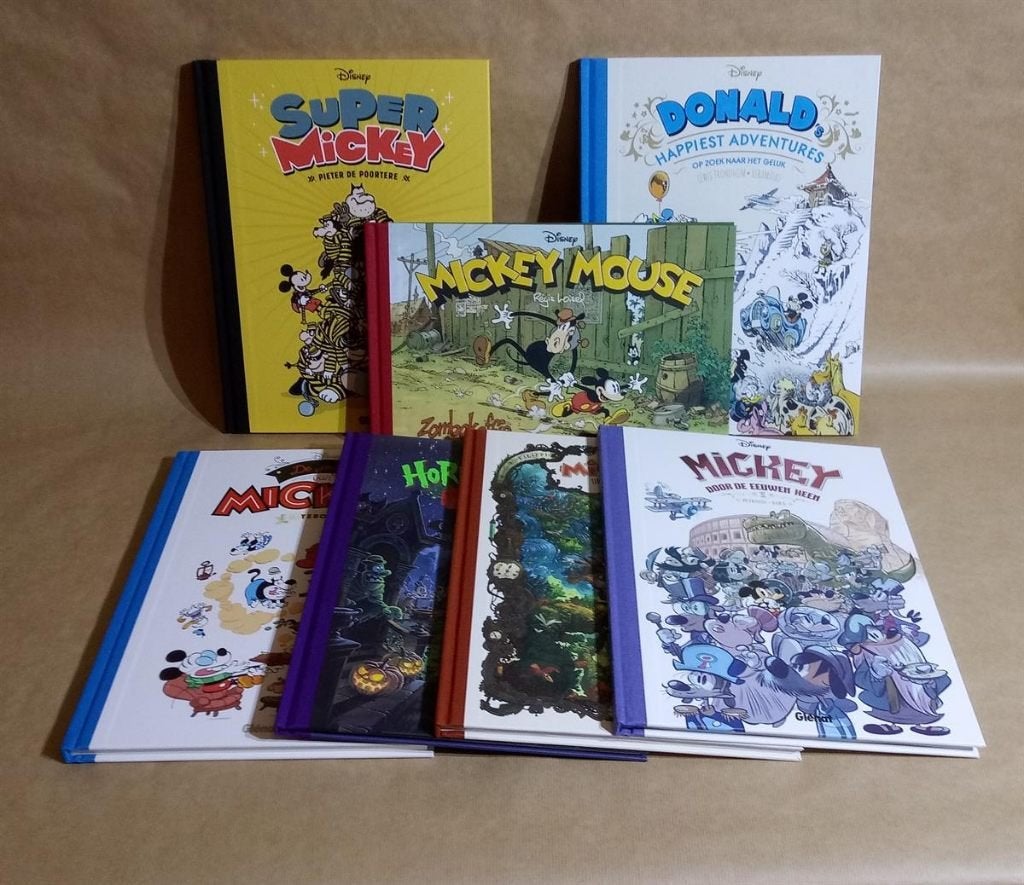 7 Mickey Mouse (en Donald Duck) hommages (Hardcover) Disney, Complete serie of reeks, Ophalen, Nieuw