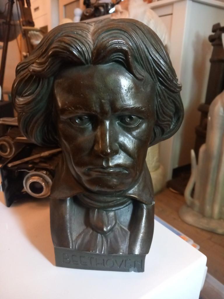 De 3 componisten beethoven brahmaan en straus, Antiek en Kunst, Ophalen of Verzenden