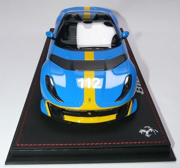 Ferrari 812 Comp. Aperta #112 Blauw 1:18 P18209Q van BBR, Ophalen of Verzenden, Nieuw, Auto, Overige merken