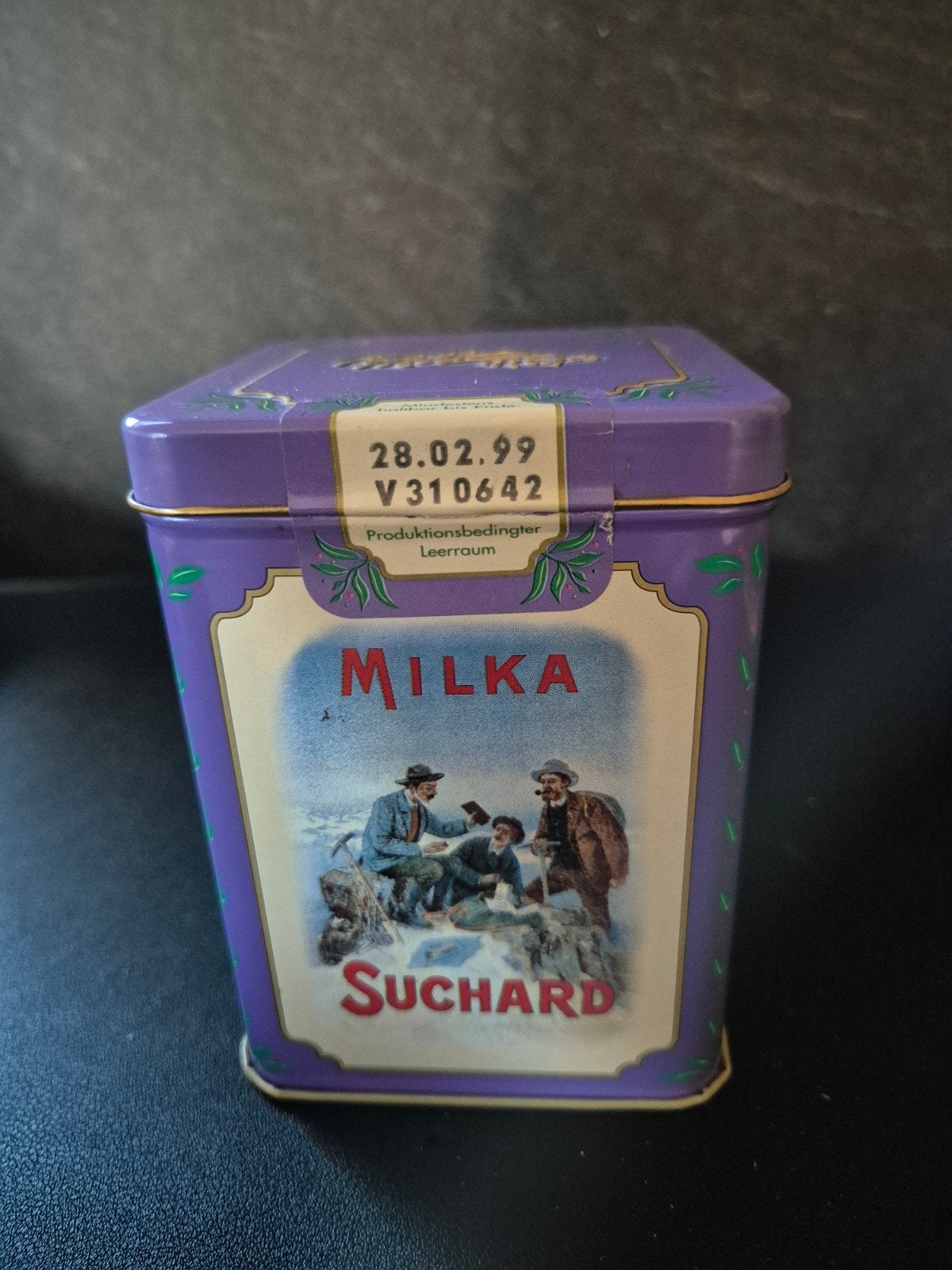 milka blik, Ophalen of Verzenden, Gebruikt, Overige