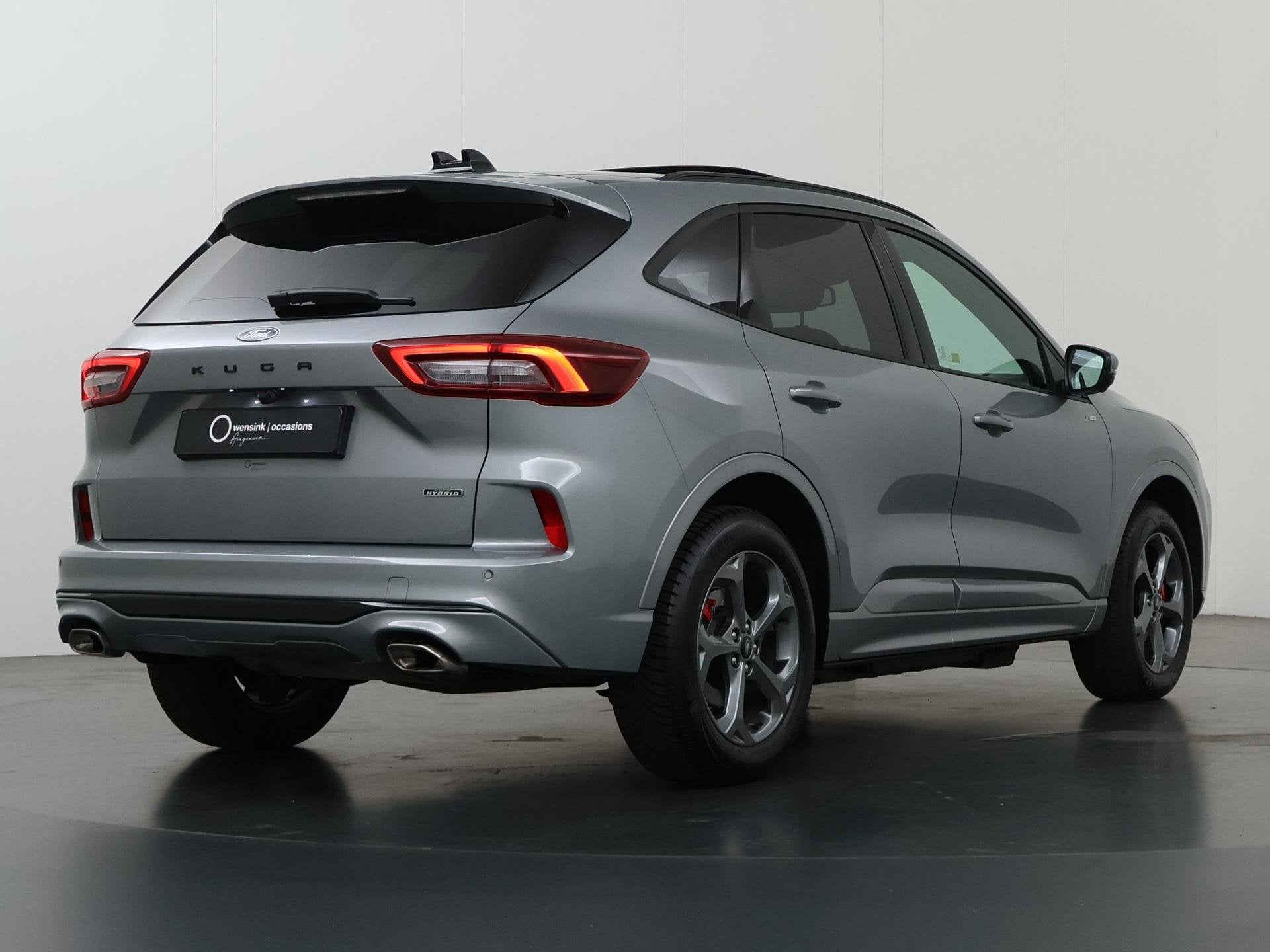 Ford Kuga 2.5 PHEV ST-Line X | Elek. Trekhaak | Panoramadak, Auto's, 14 kWh, Gebruikt, 4 cilinders, Leder en Stof