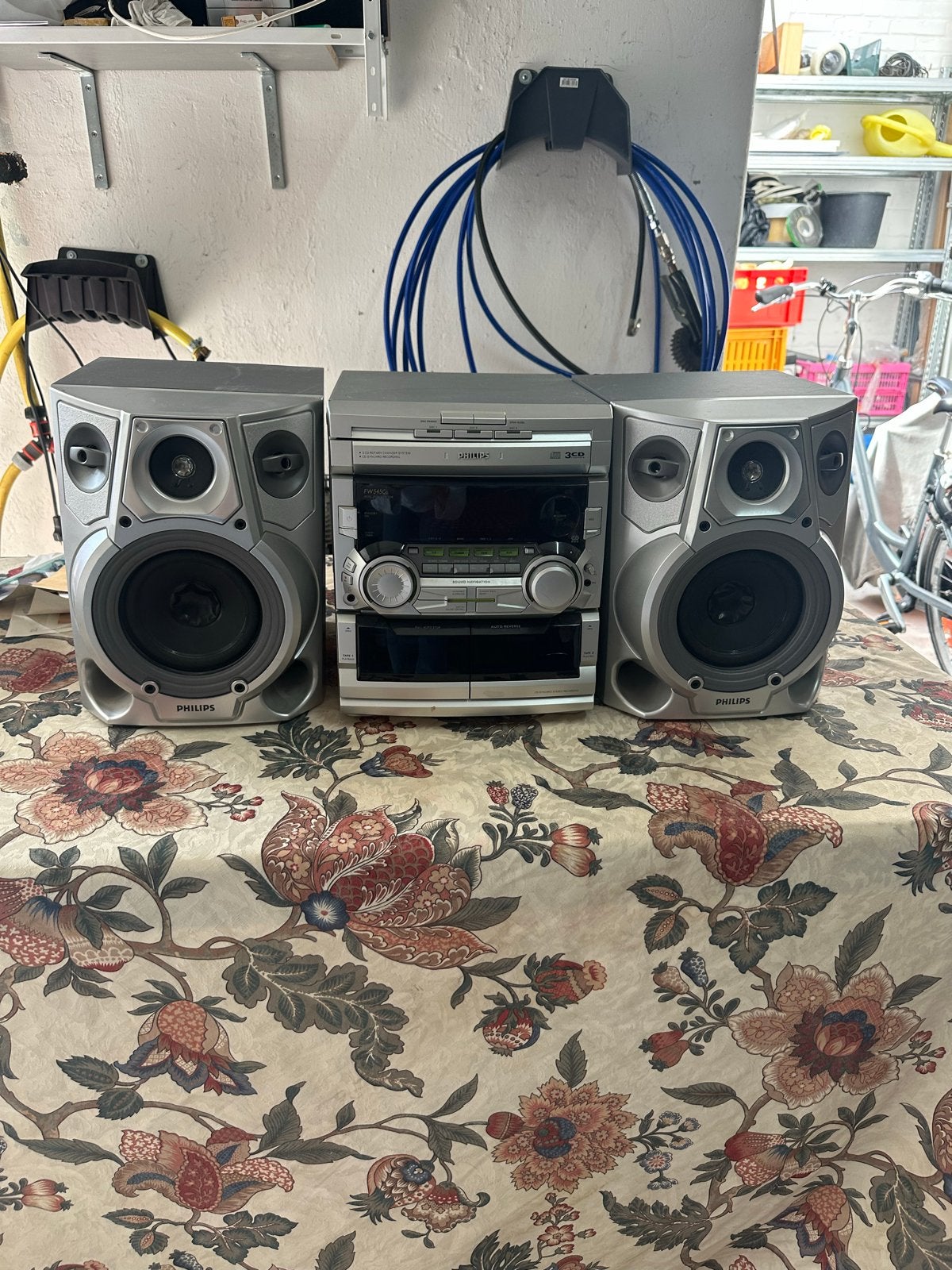 Philips FWM543/22 Micro Hifi System met 3-CD Wisselaar, Audio, Tv en Foto, Stereo-sets, Ophalen, Philips, Gebruikt, Cassettedeck