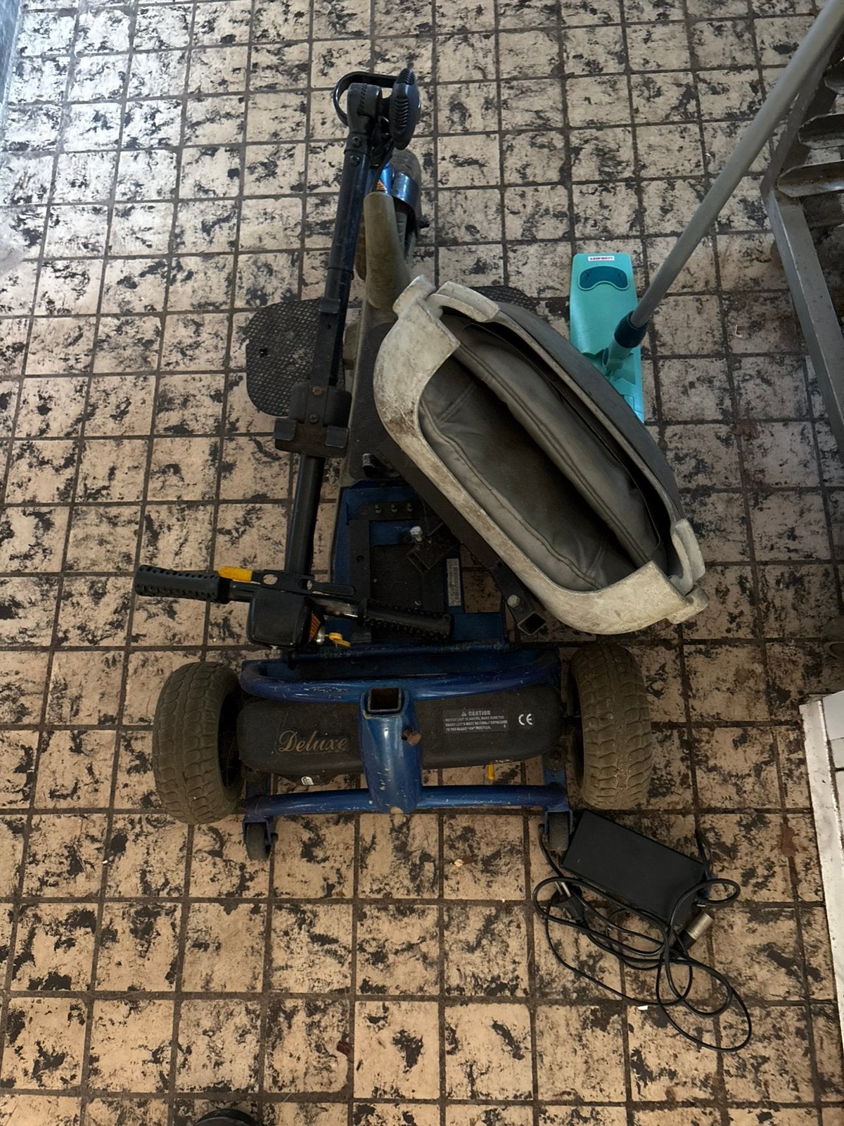 Opknap scootmobiel, Ophalen, Gebruikt