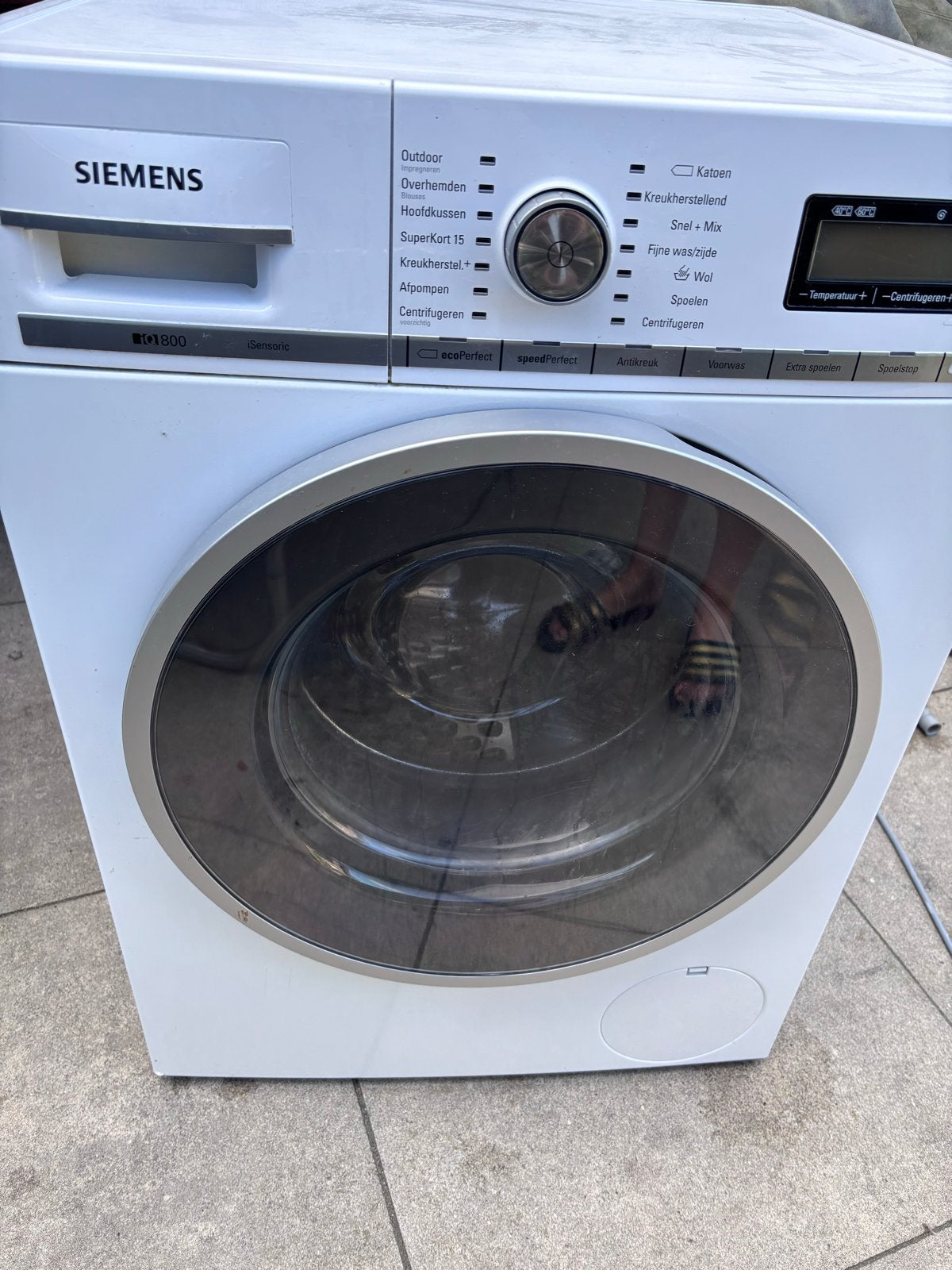 Siemens iQ800 wasmachine 9kg, Ophalen, 1200 tot 1600 toeren, Gebruikt, 8 tot 10 kg