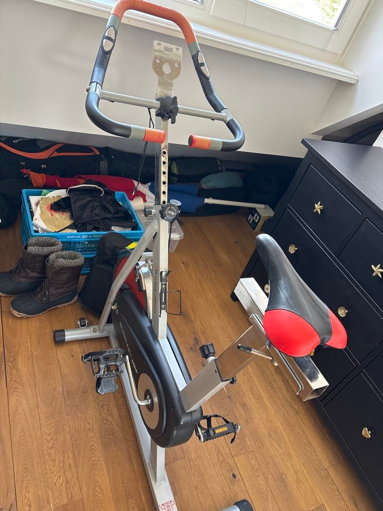 Silverline S-track 4600 Hometrainer / spinning fiets, Ophalen, Gebruikt, Metaal, Benen