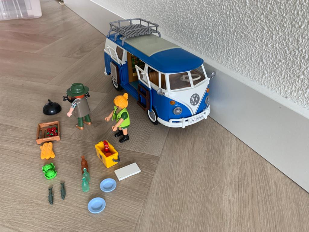 Playmobil 71519 Volkswagen T1 bus - compleet, Ophalen of Verzenden, Zo goed als nieuw